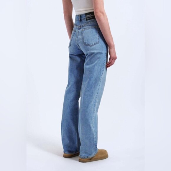 Dr Denim Revolve Cotton Echo Blue Jay Wide Leg Size 29 - Picture 2 of 8